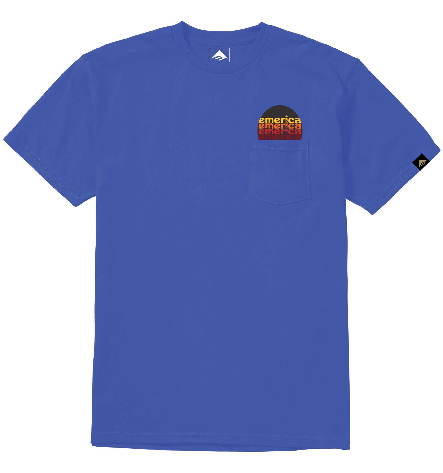 EMERICA T-Shirt HIGH NOON POCKET royal EMERICA T-Shirt HIGH NOON POCKET, royal L