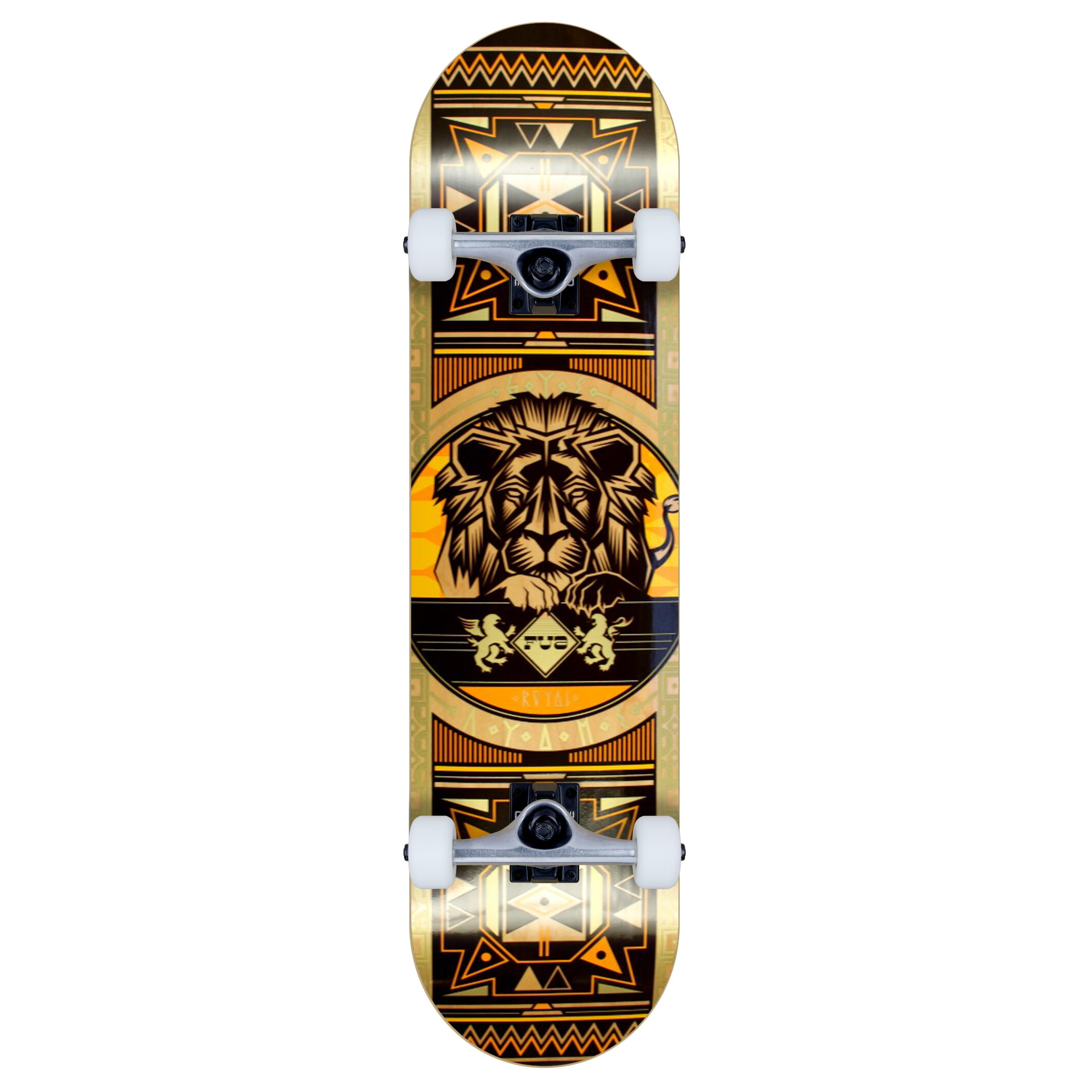 FUA complete Skateboard Lion yellow 7.75