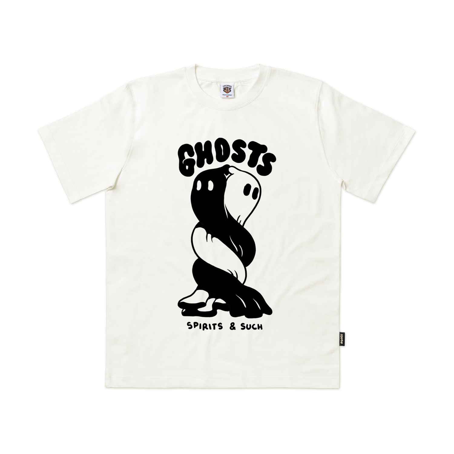 10028929-1 The Dudes Ghosts Classic Premium T-Shirt - Off-white XXXL