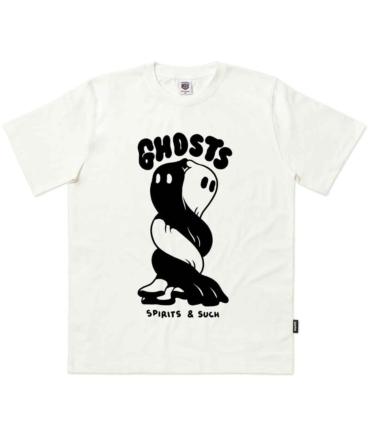 10028929-1 The Dudes Ghosts Classic Premium T-Shirt - Off-white XXXL