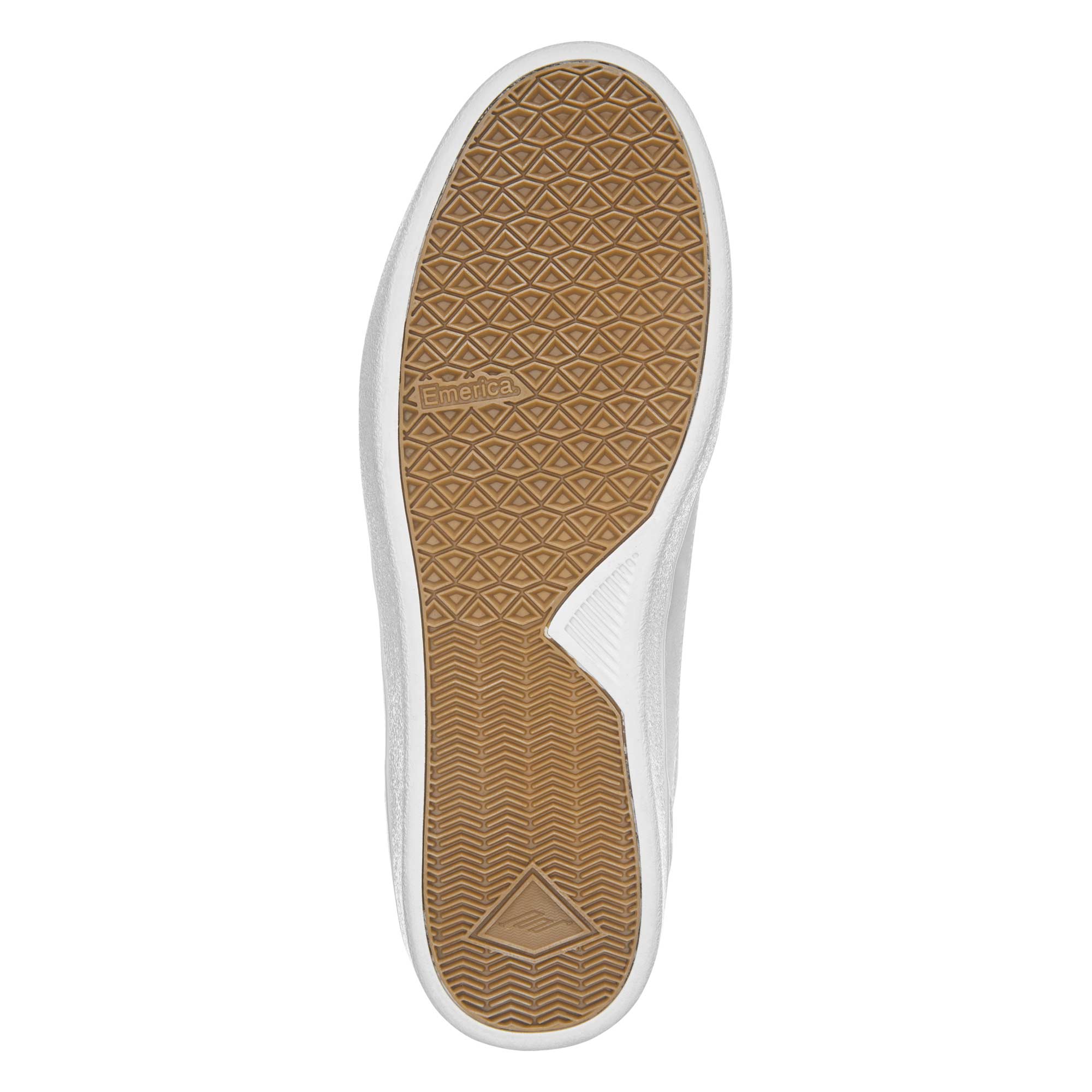 EMERICA Shoe GAMMA whi/gre/gum, white/green/gum 7½
