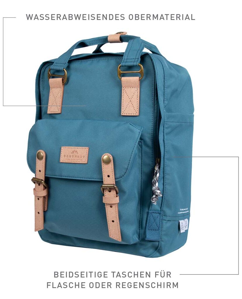 Doughnut Macaroon Reborn Series Rucksack denim