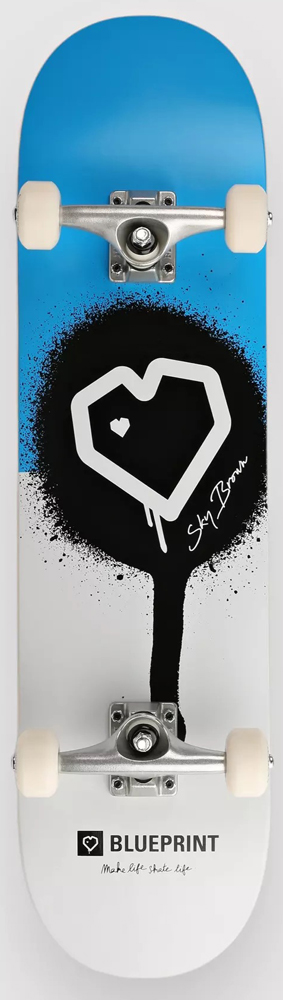 Blueprint Komplettboard Brown-x-MLSL Collabo Blue/White 8,00