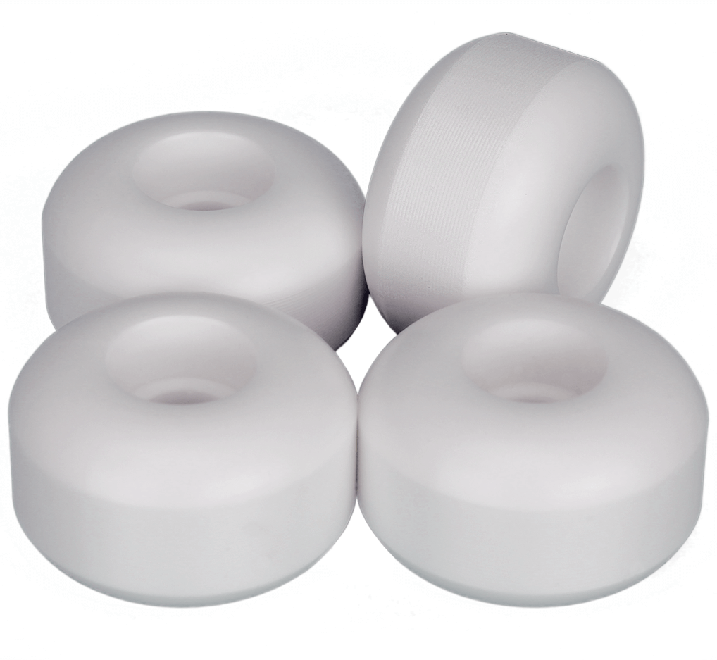Blank skateboard wheels White 99A Blank Skateboard Wheels White 100a