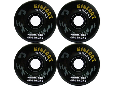 Bigfoot Mountain Cruiser Longboard Wheels Black 76mm 80a
