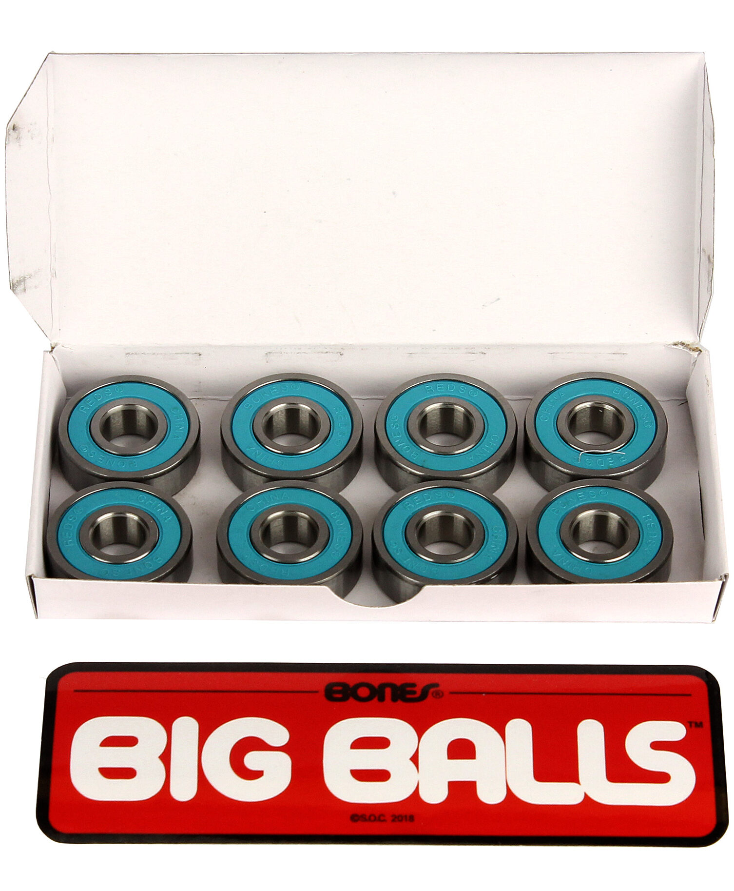 Bones Reds Big Balls Skateboard Ball Bearings