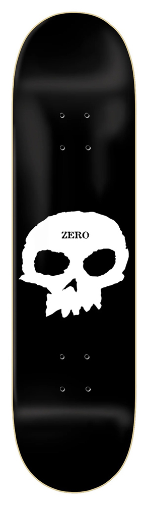 13710110-1 Zero Skateboard Deck Team Single Skull R7 7,75