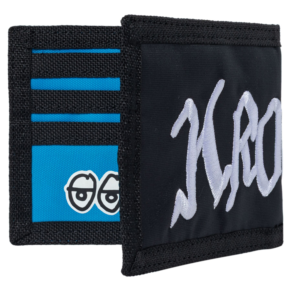 Wallet Krooked Double OK Script Black
