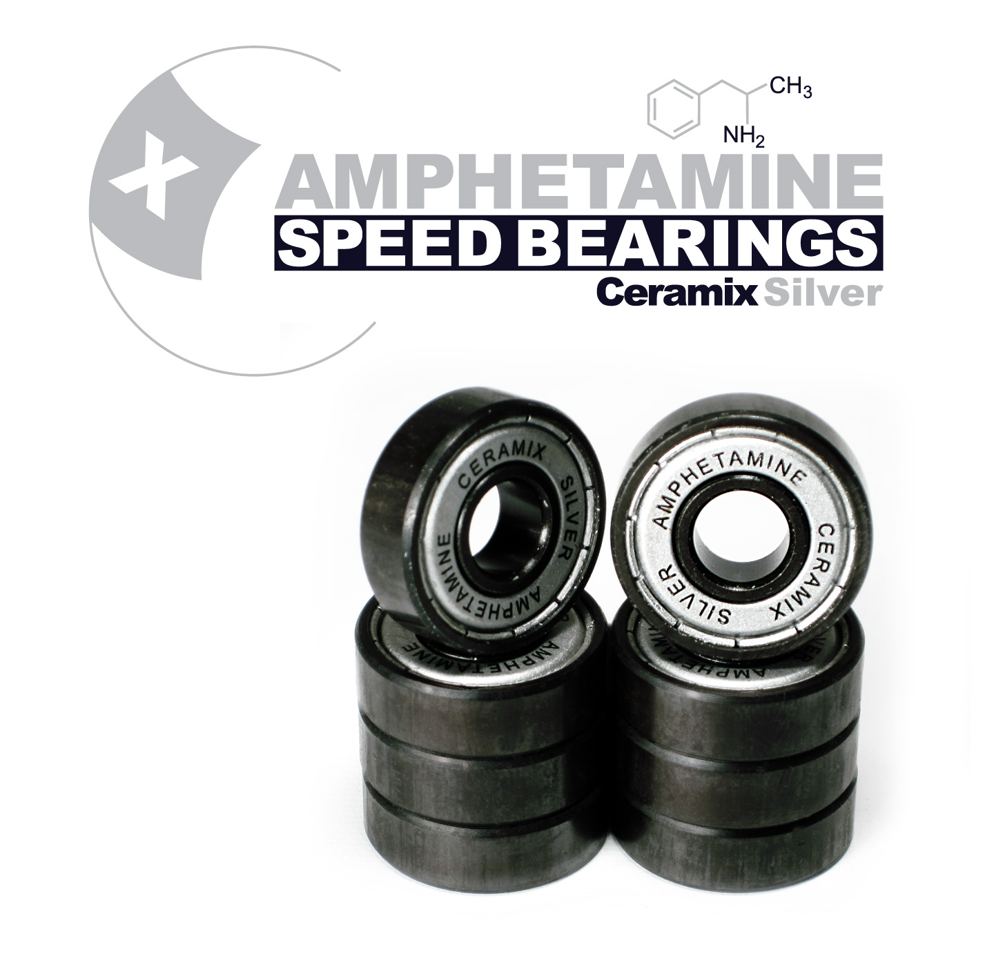 Amphetamine bearings Ceramics Silver