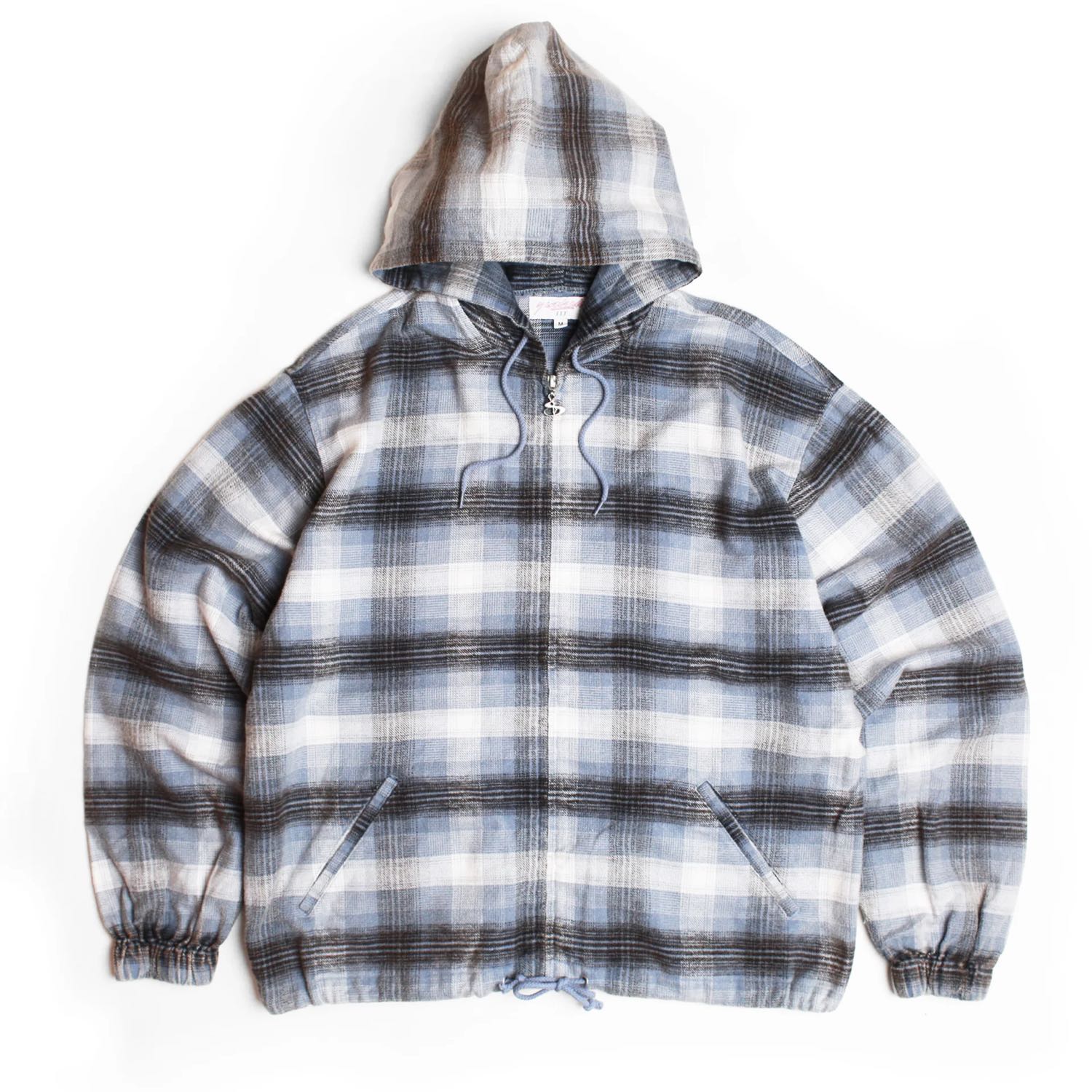 Yardsale Tartan Full-Zip Hood - blue Yardsale Tartan Full-Zip Hood - blue