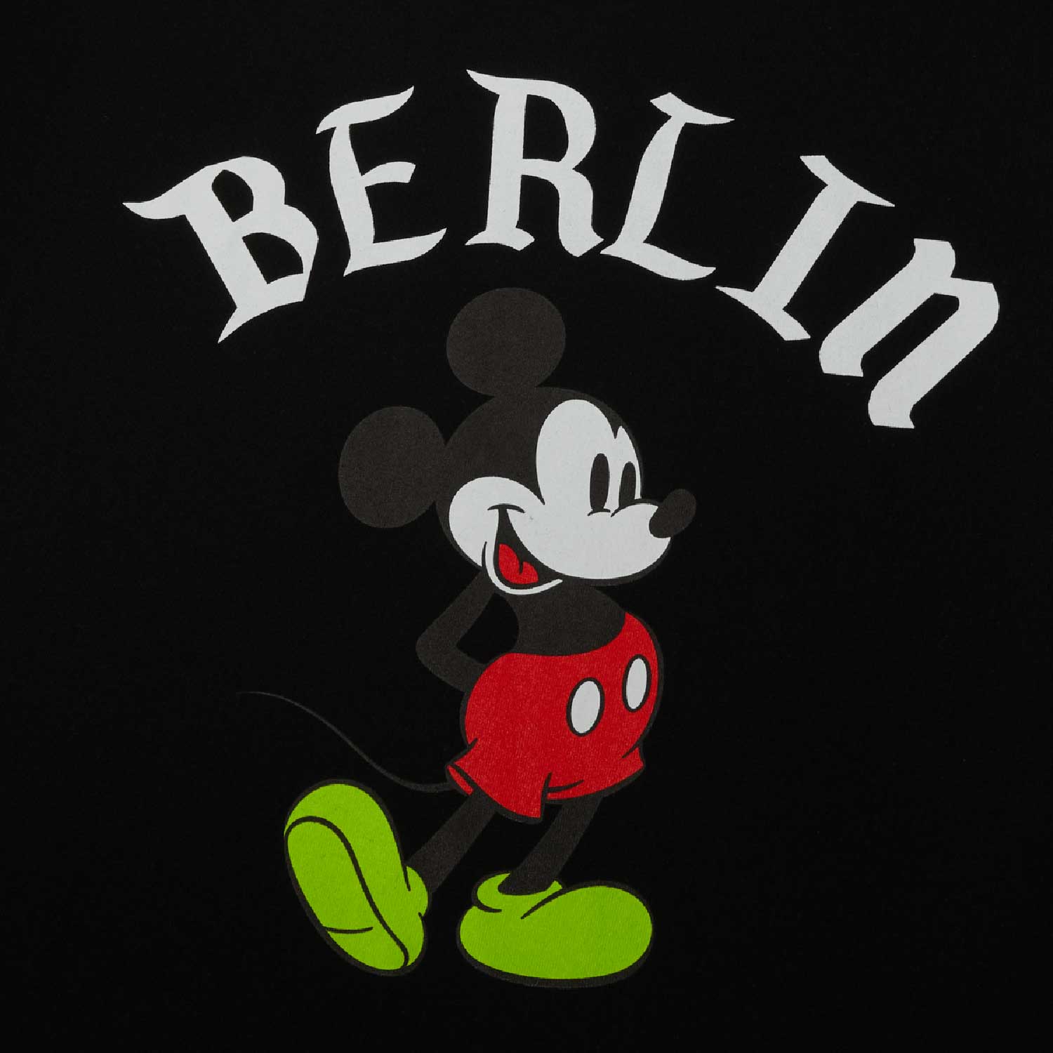 HUF Berlin Mickey Wordlwide T-Shirt - black XXL