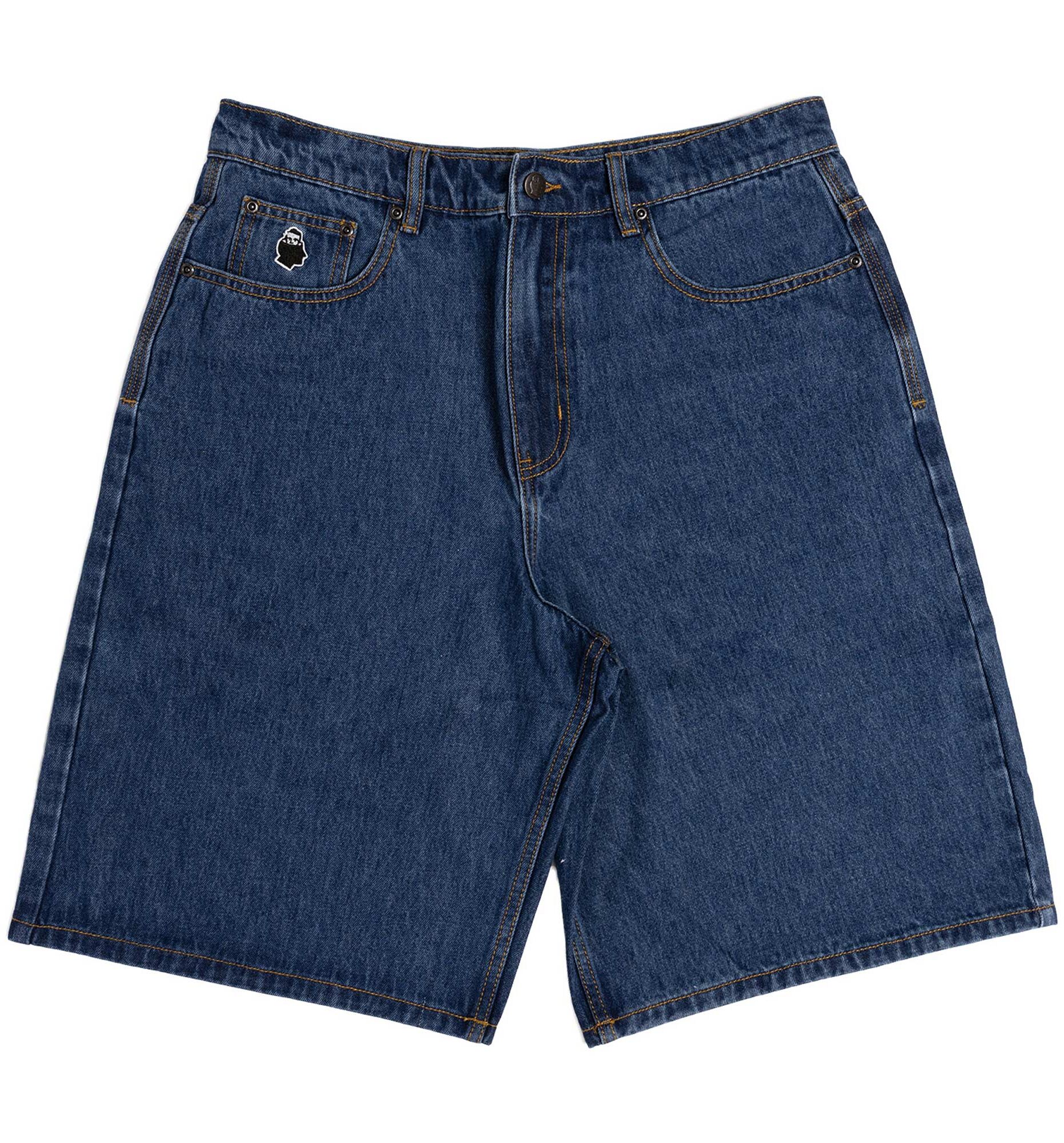 NNSNS Pant Short BIGGERFOOT JORT, dark denim 28