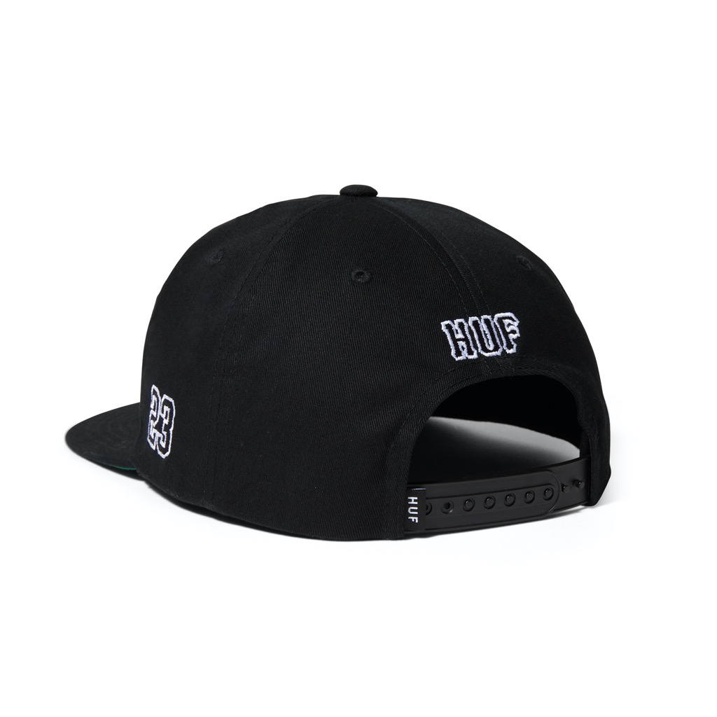 HUF H-Star Snapback - black