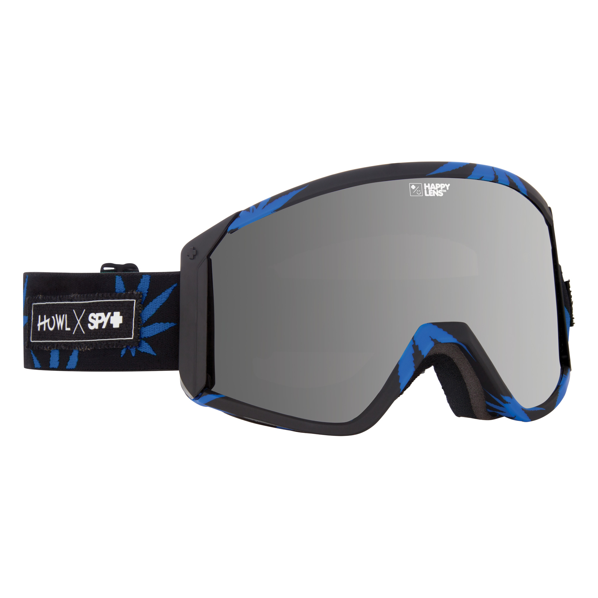 SPY SN Goggle RAIDER (W/BONUS LENS), HOWL - HAPPY SILVER MIRROR + YELLOW