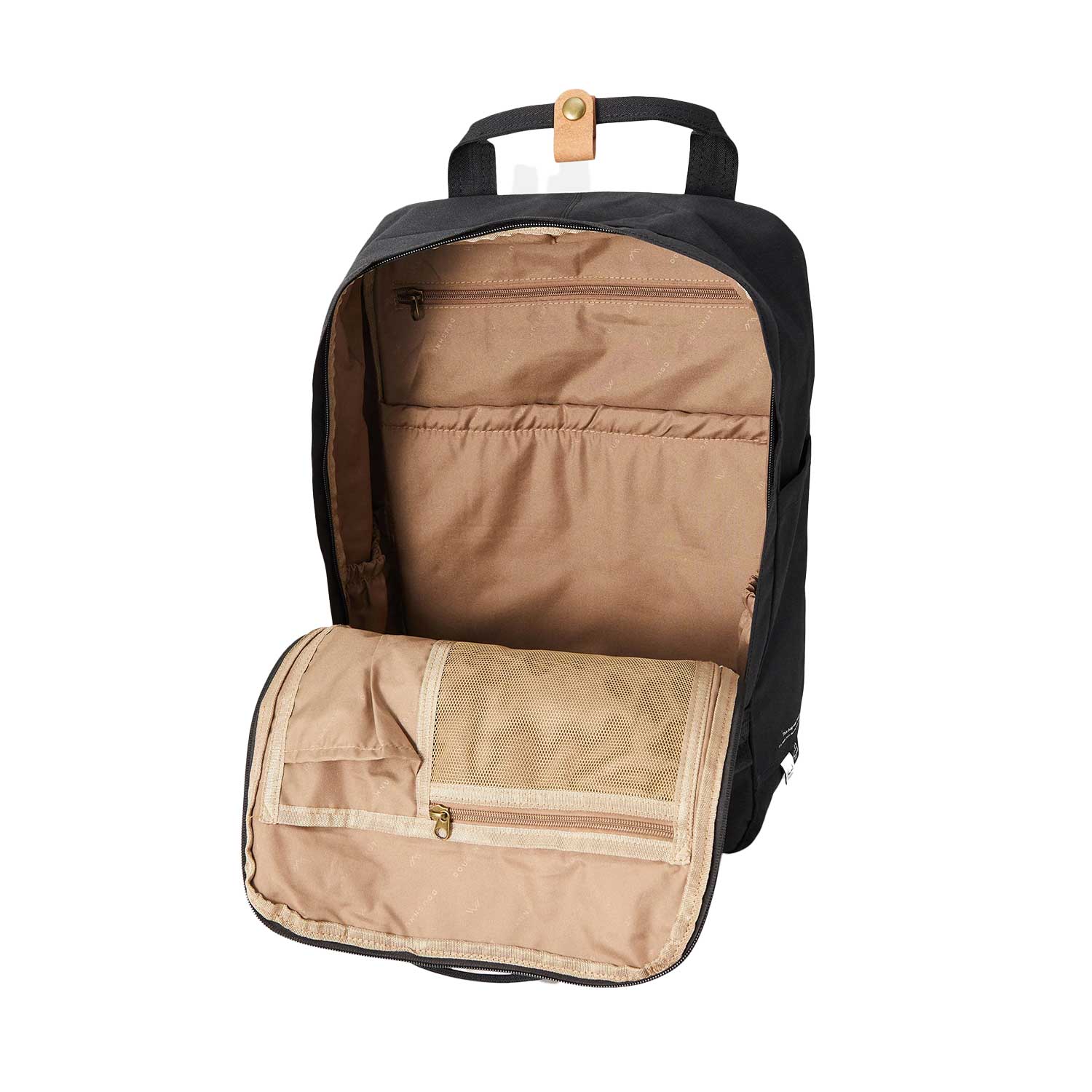 Doughnut Macaroon Large Reborn Series Rucksack - black