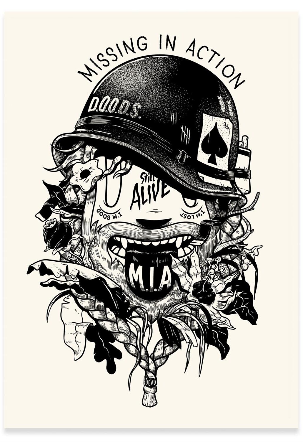 The Dudes Mia Unlimited Print - white