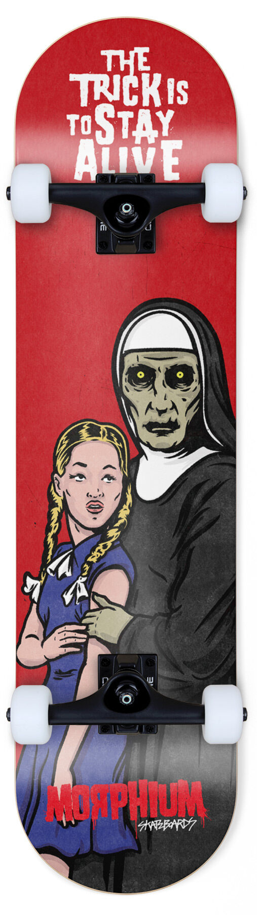 Morphium komplett Skateboard The Nun Morphium komplett Skateboard The Nun 8.50