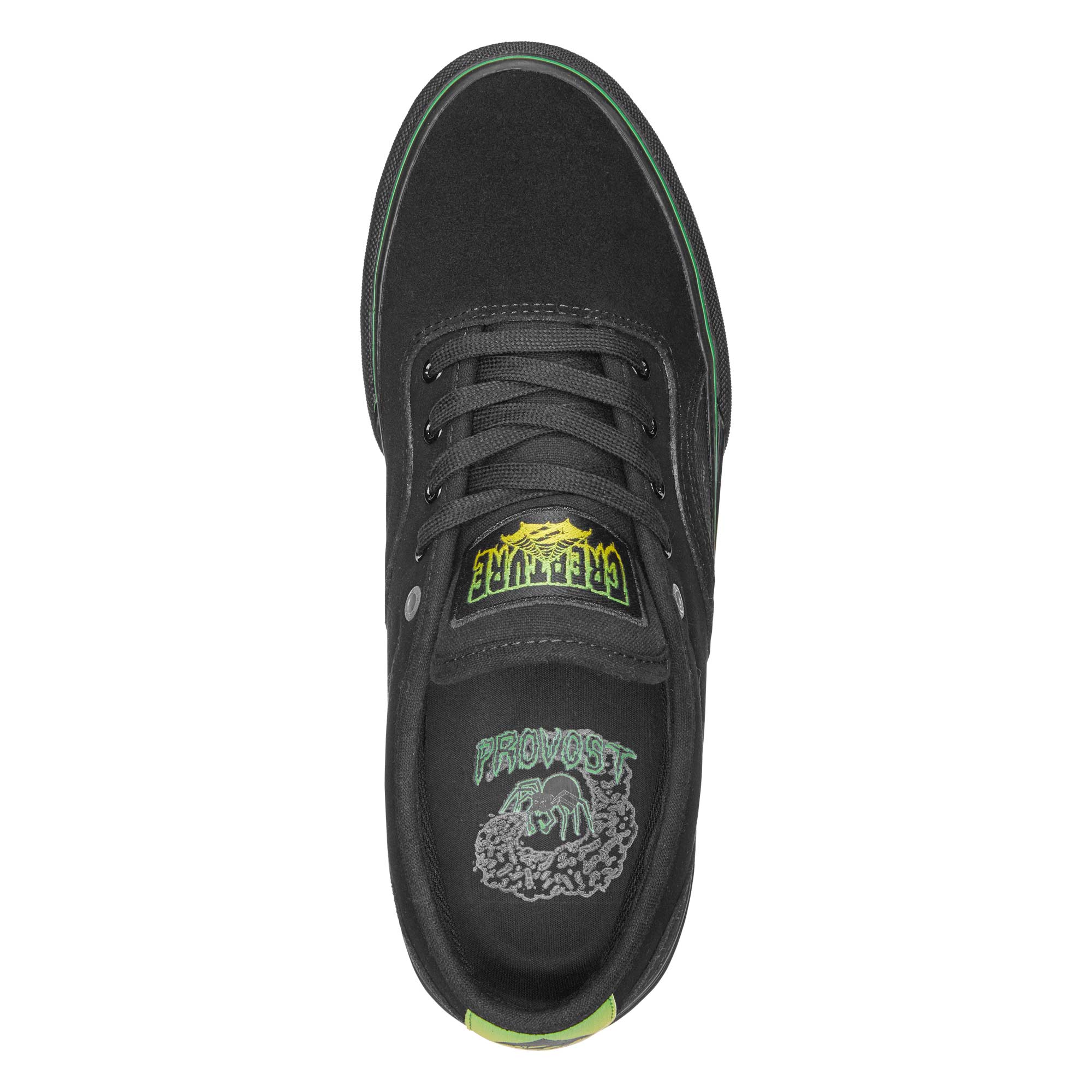 EMERICA Shoe PROVOST G6 X CREATURE bla/bla, black/black 10½