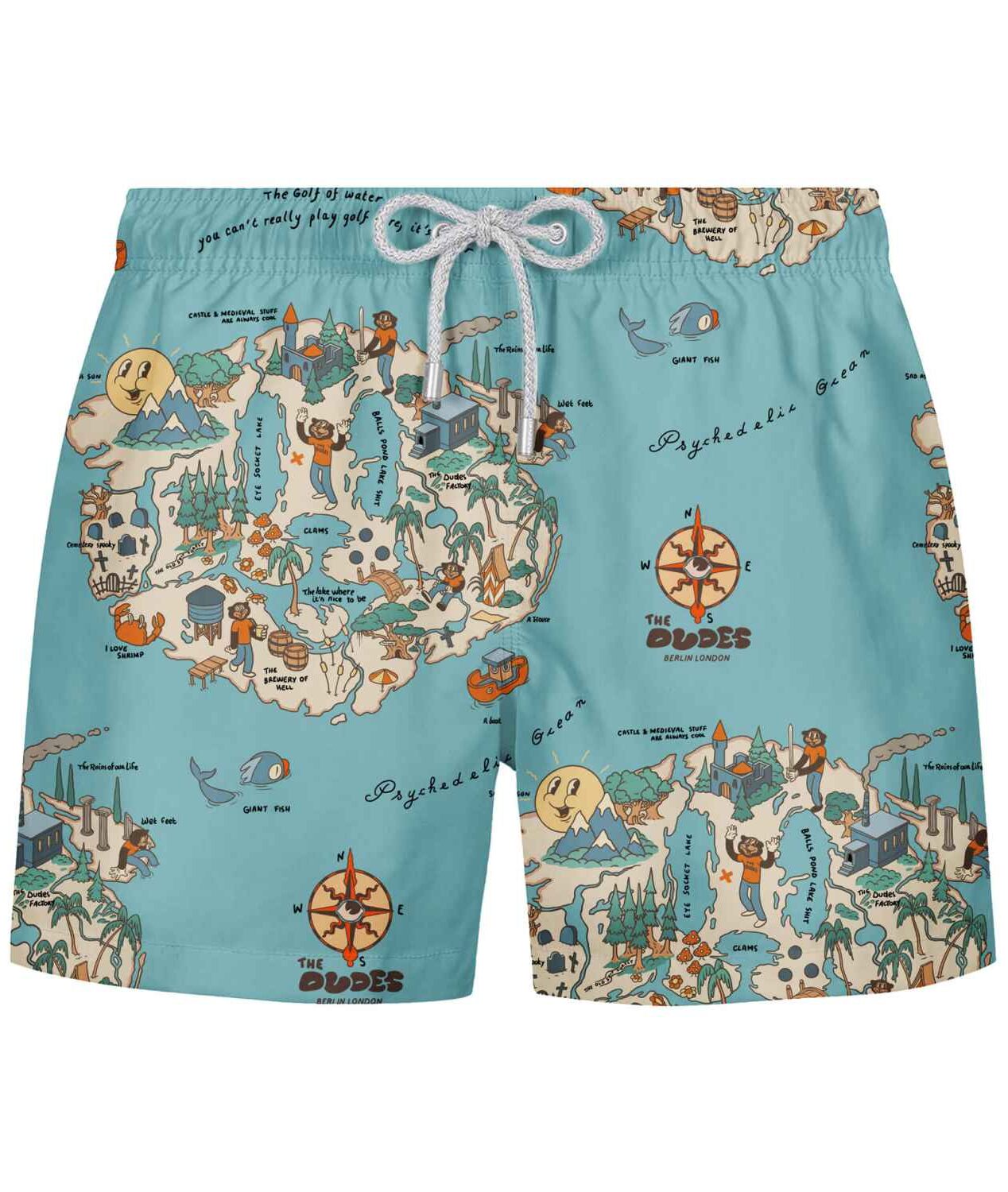 The Dudes Dudland Swim Shorts - multicolor XXXL