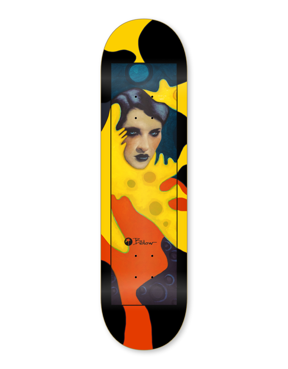 Below Skateboards Anemone Skateboard Deck 7.00 Below Skateboards Anemone Skateboard Deck 8.75