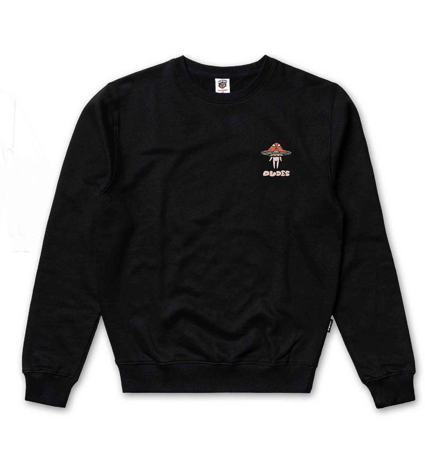 The Dudes Food For Thoughts Sweatshirt - black XS The Dudes Food For Thoughts Sweatshirt - black XXXL