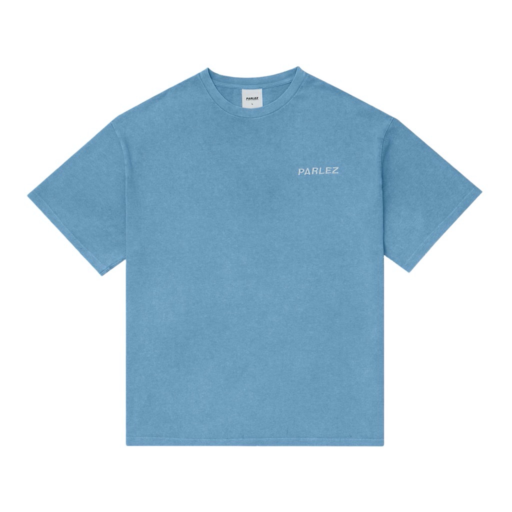 Parlez Hull Pigment T-Shirt - sky blue washed XXL