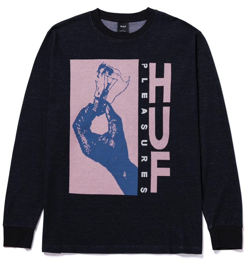 HUF Light Up Jacquard Longsleeve black S HUF Light Up Jacquard Longsleeve black XL