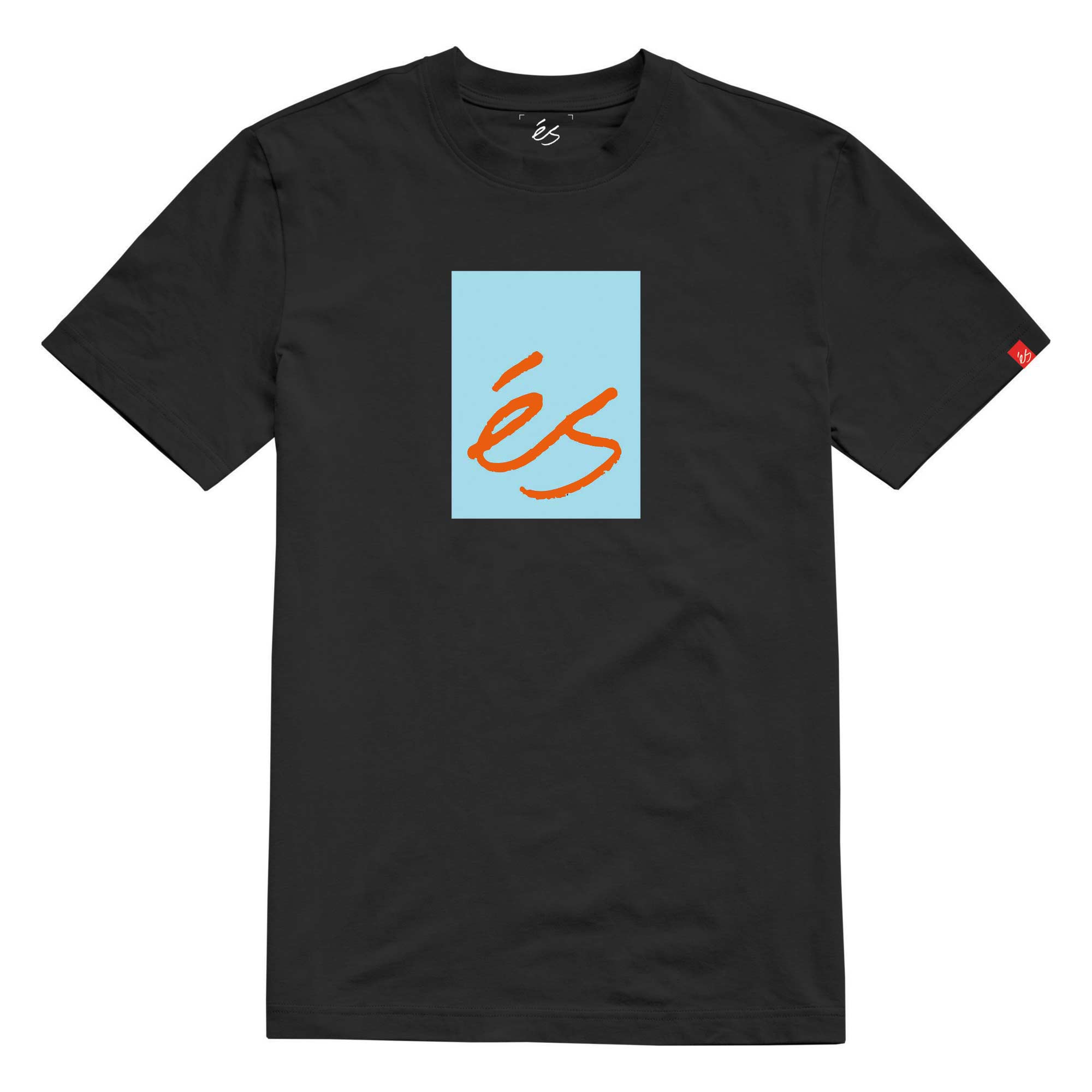 eS SKB T-Shirt MAIN BLOCK 2 (grand clair) black/light blue