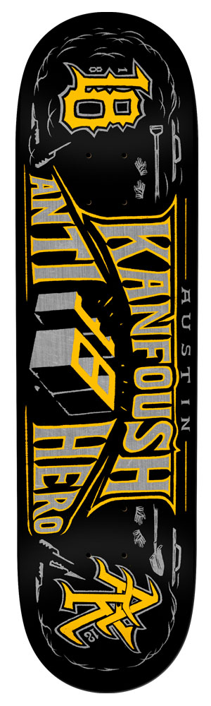 Anti Hero Skateboard Deck Kanfoush Customs 8,25