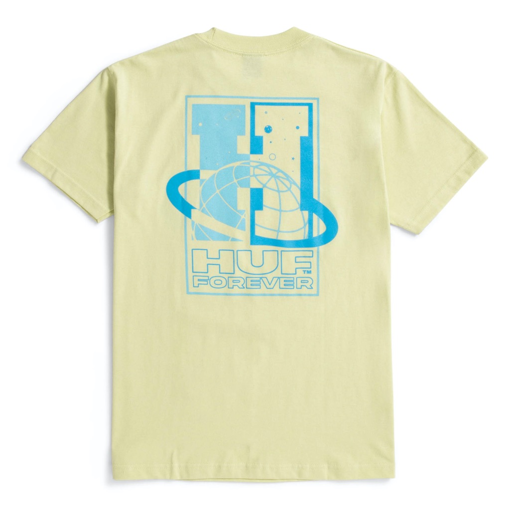 HUF Galaxywide T-Shirt - lime S HUF Galaxywide T-Shirt - lime XXL
