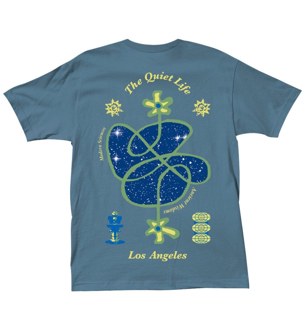 24spd2-2116-slt-2 The Quiet Life - Ancient Wisdoms T-Shirt - slate