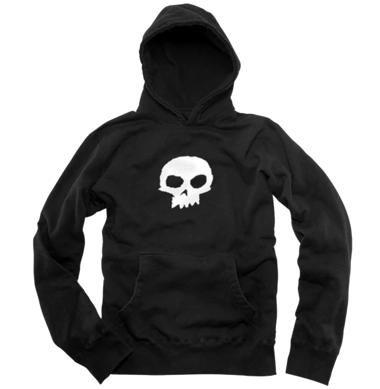 13762000-1 Kapuzenpulli Z(O) Single Skull - Farbe: Black - Größe: M