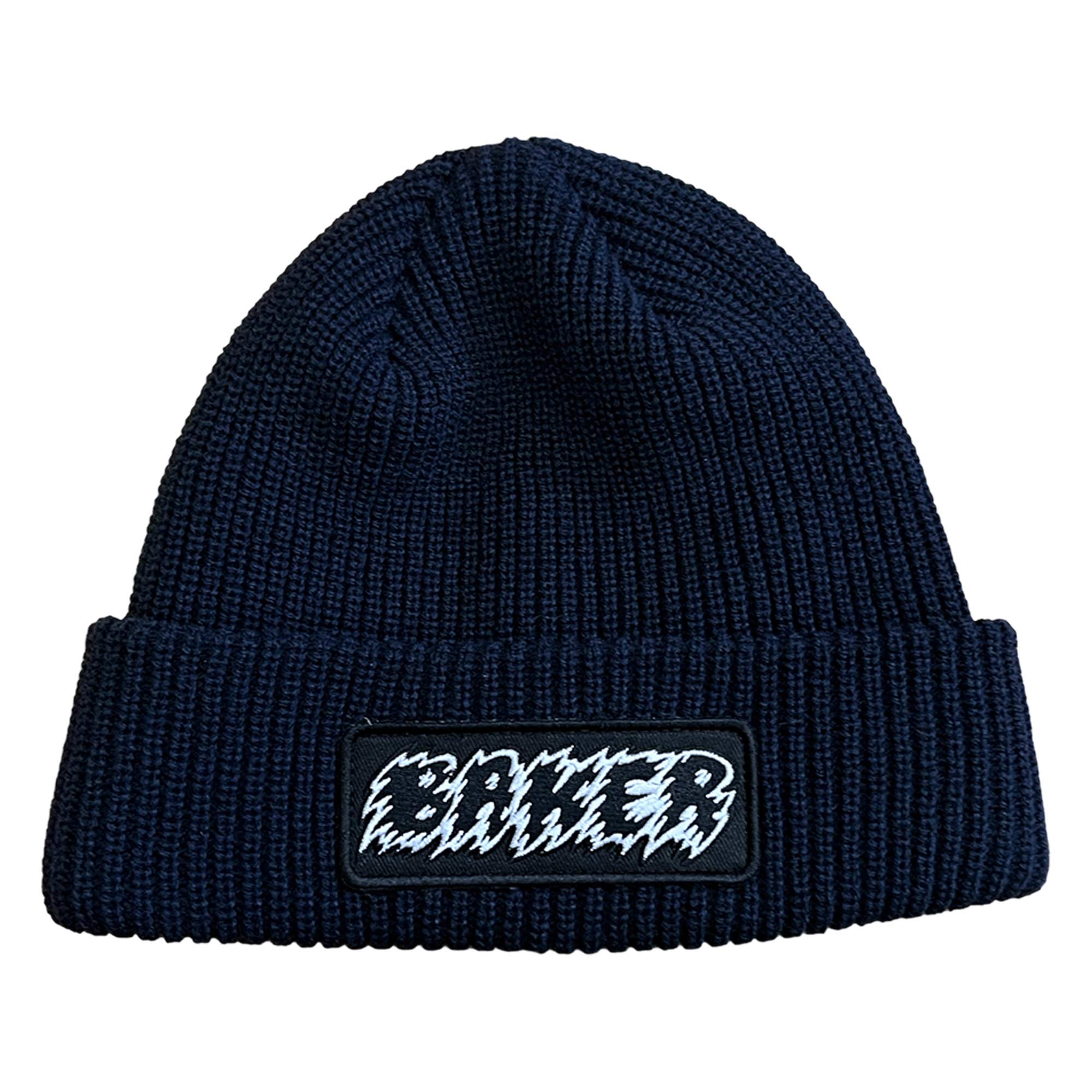 BAKER Beanie JAGGED CUFF, navy BAKER Beanie JAGGED CUFF, navy