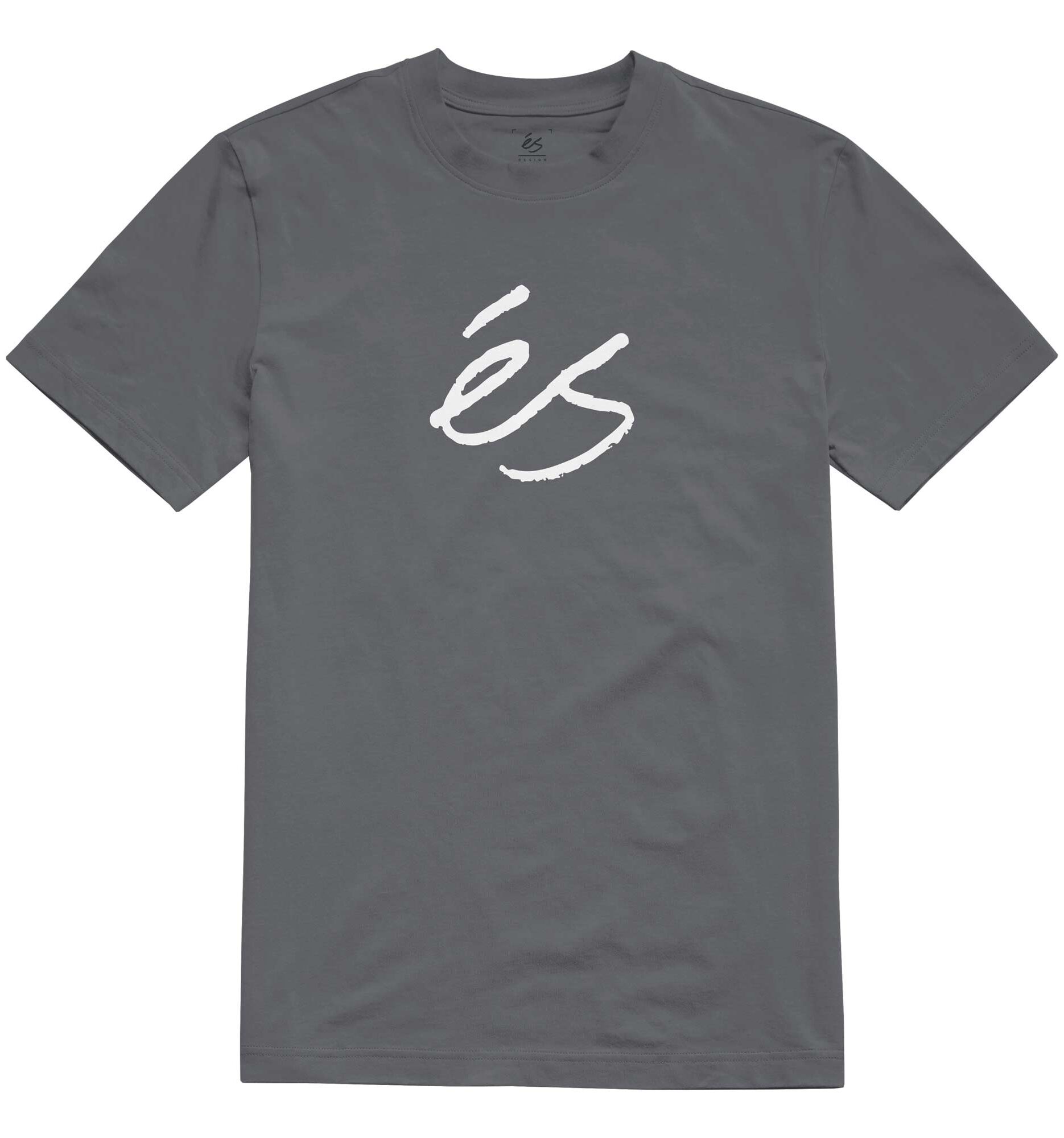 eS SKB T-Shirt SCRIPT MID, charcoal XXL