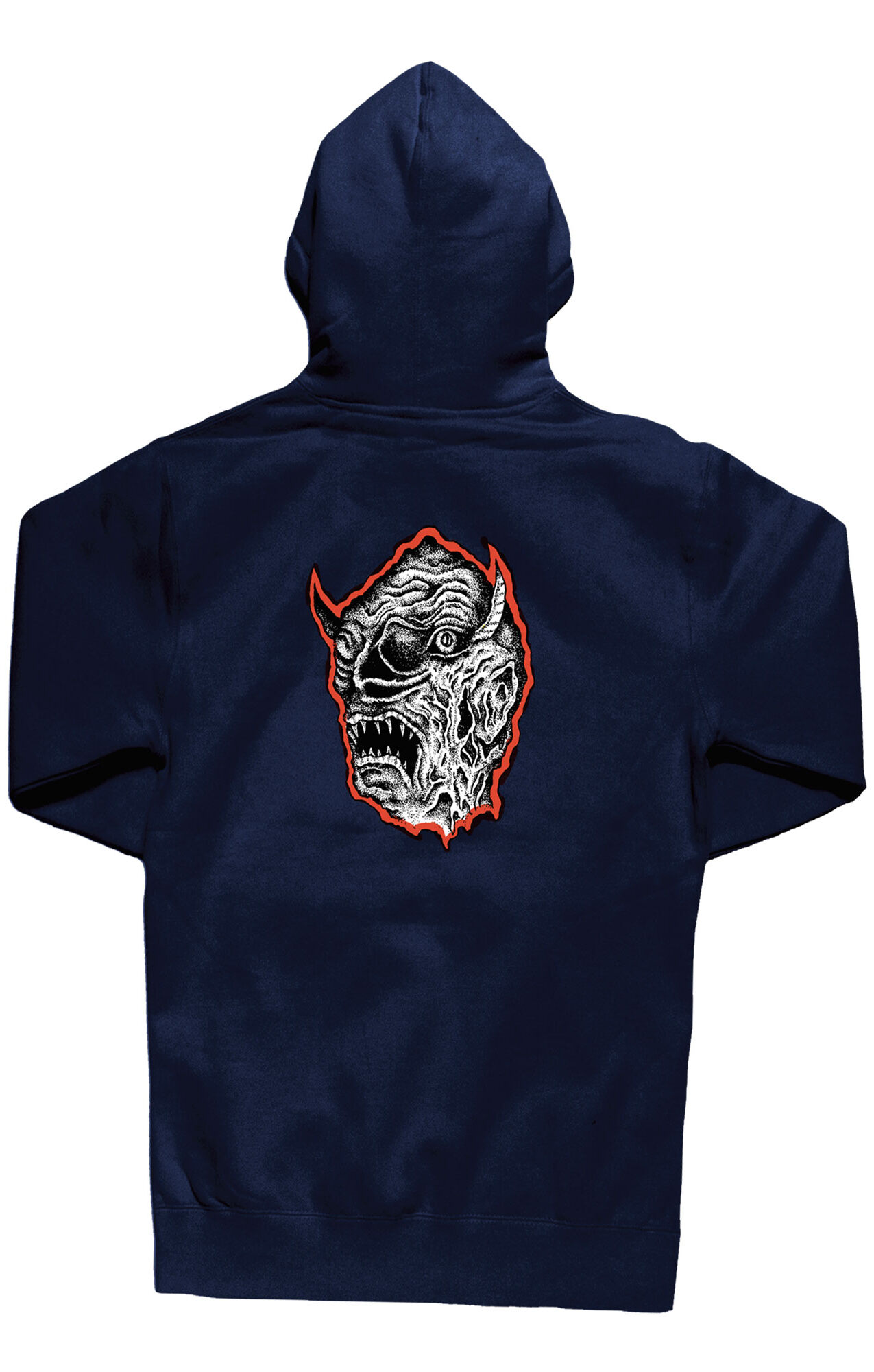 BAKER Sweat SUN UP Hooded navy BAKER Sweat SUN UP Hooded, navy L