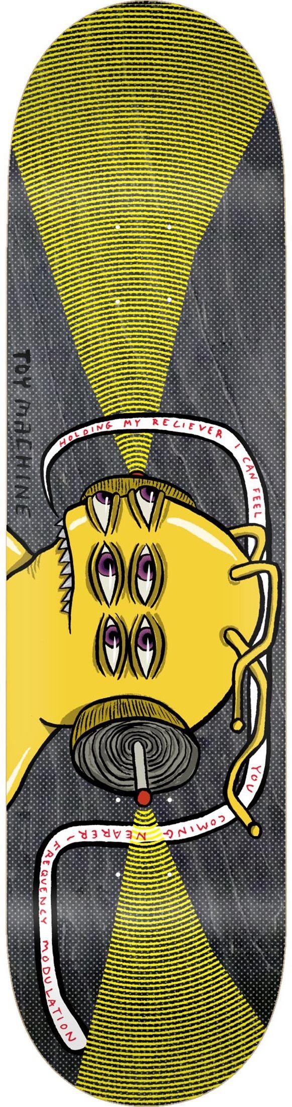 Toy Machine Frequency Modulation Skateboard Deck 8.25 Toy Machine Frequency Modulation Skateboard Deck 8.25