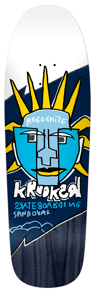 Krooked Skateboard Deck Sandoval Recognize 9,875