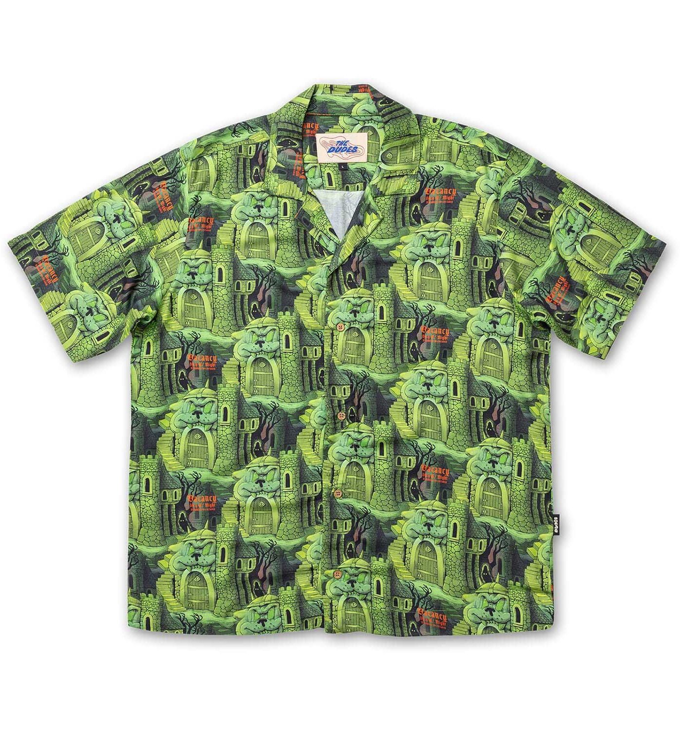 The Dudes Citadelic Green Hawaiian Shirt - Multicolor The Dudes Citadelic Green Hawaiian Shirt - Multicolor