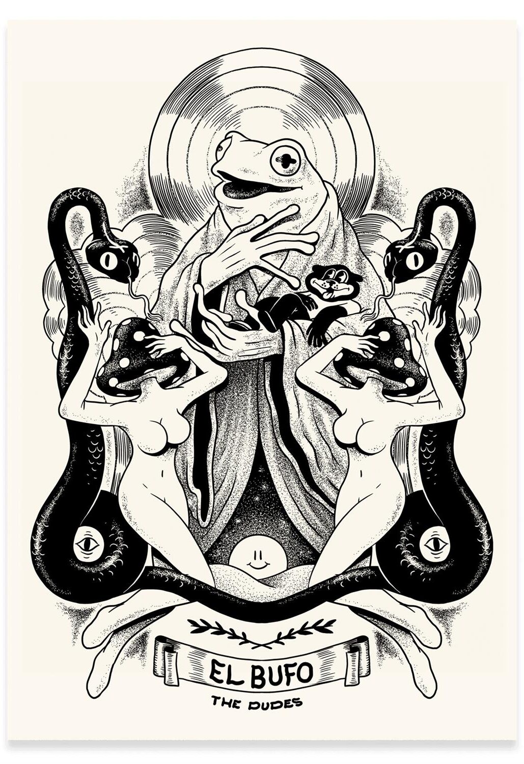 The Dudes El Bufo Unlimited Print - white The Dudes El Bufo Unlimited Print - white