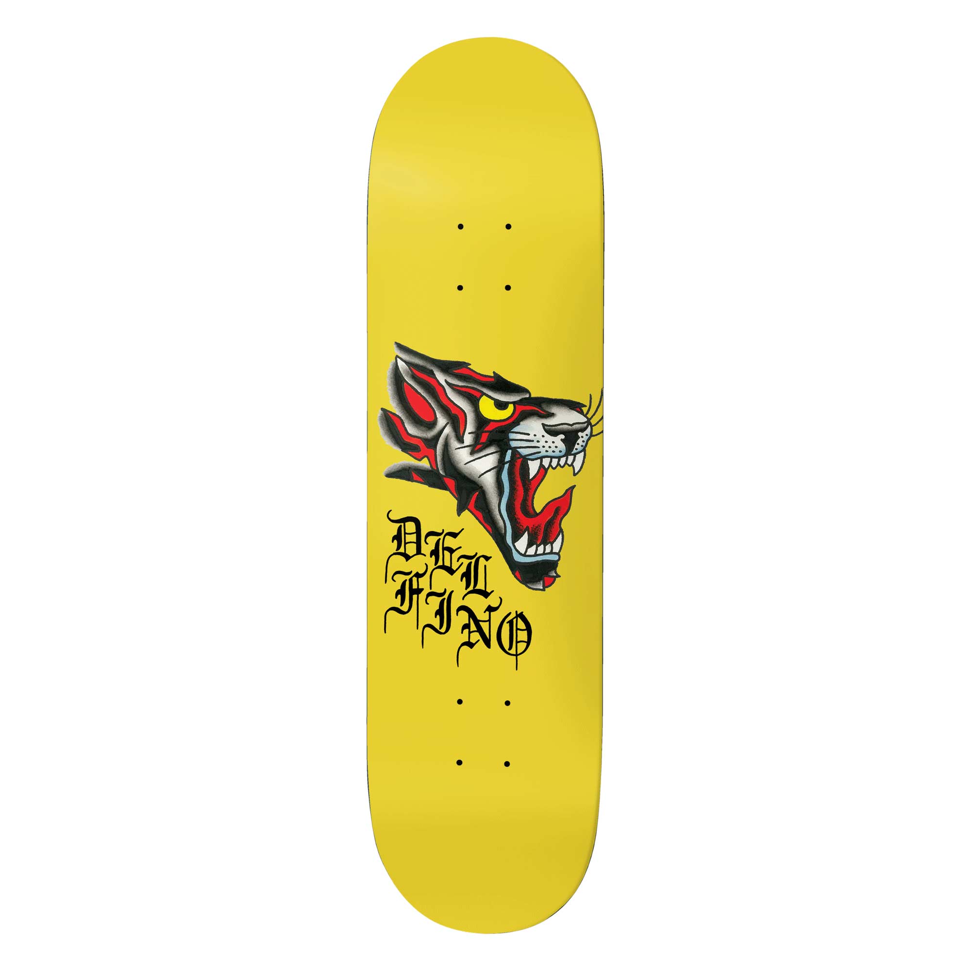 DEATHWISH Deck SEVEN TRUMPETS PD 8.125, yellow 8.1 DEATHWISH Deck SEVEN TRUMPETS PD 8.125, yellow 8.1