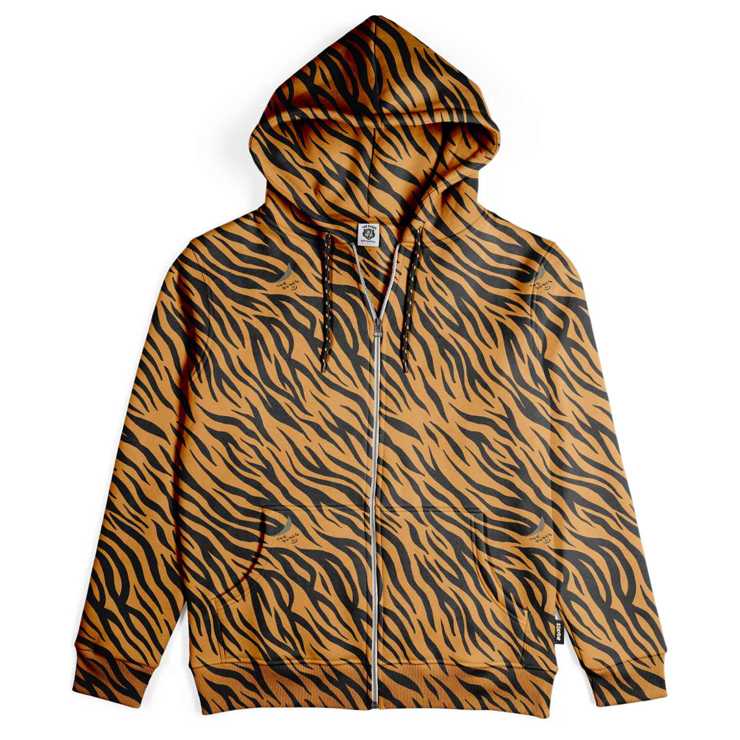 10036062-1 The Dudes TIGRRRR zip Classic Premium Zip Hoody - Multicolor XXXL