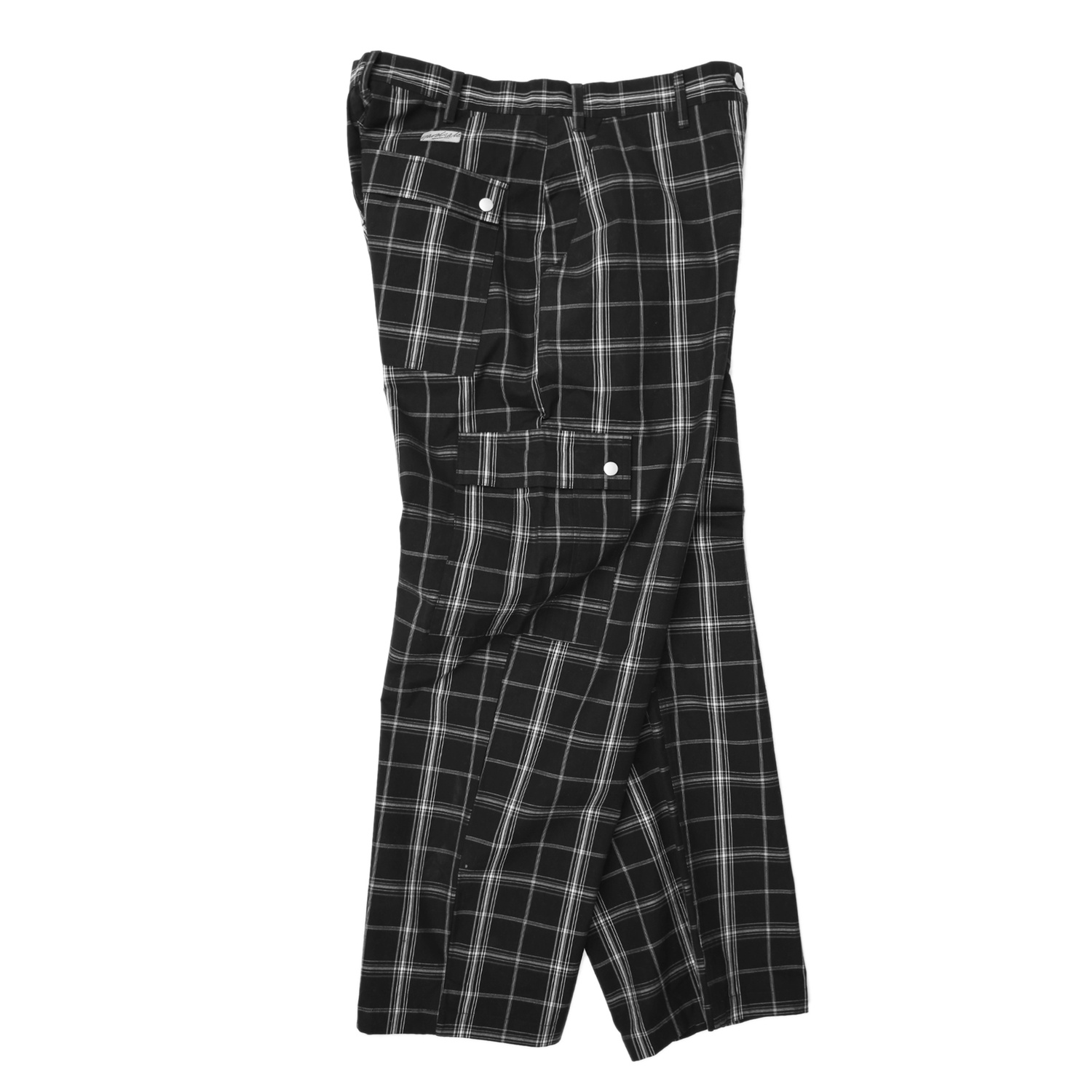 Yardsale YS Plaid Cargos - black