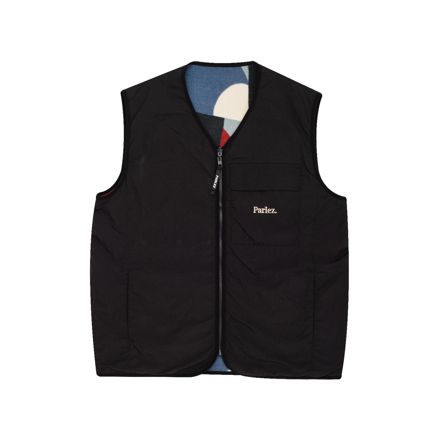 Parlez Amisk Reversible Gillet - black