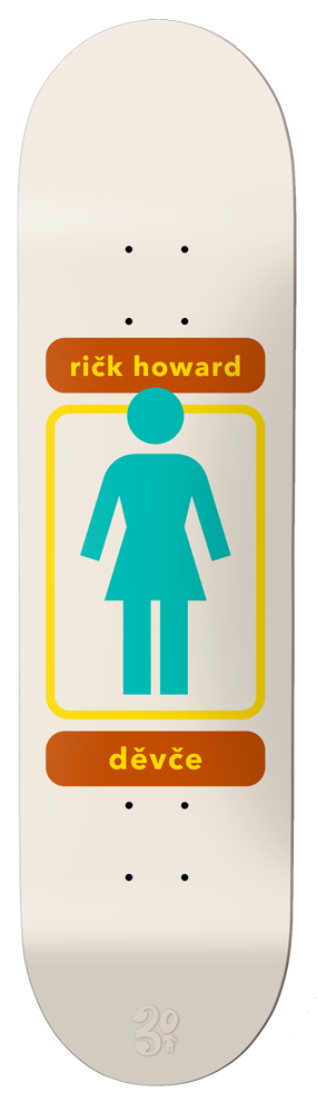 Girl Skateboard Deck Howard 93 Til Infinity WR46#1 8,5
