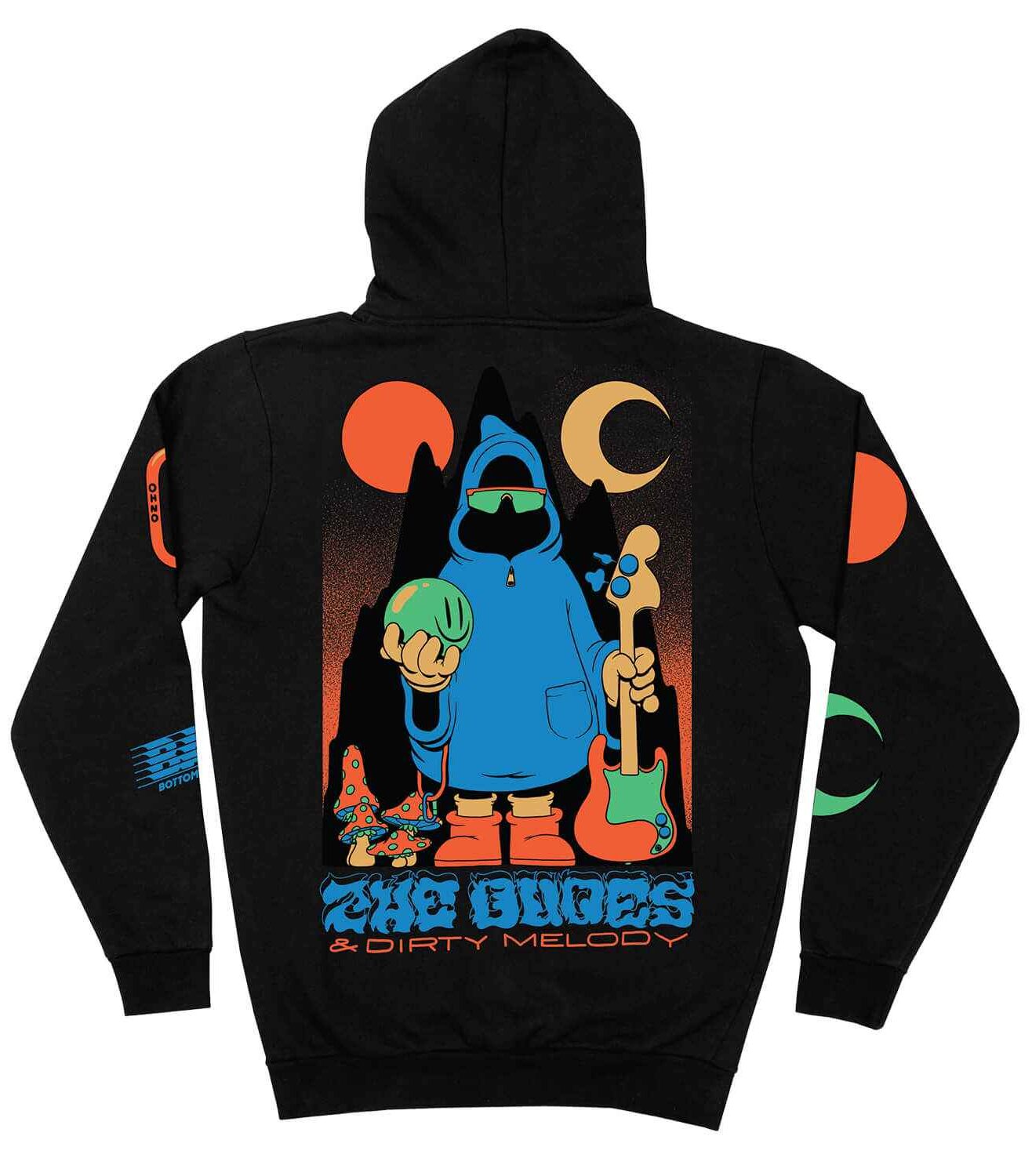 The Dudes The Bassist Hoody - black The Dudes The Bassist Hoody - black