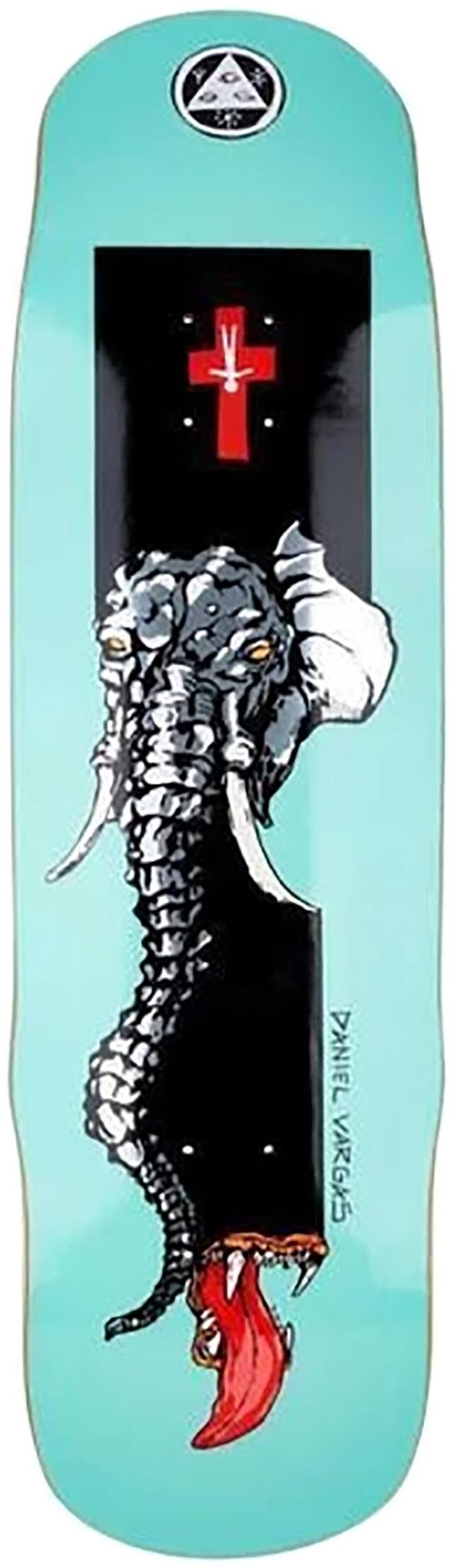 Welcome Daniel Vargas Tusk Eiffigy Skateboard Deck 8.8 Welcome Daniel Vargas Tusk Eiffigy Skateboard Deck 8.8