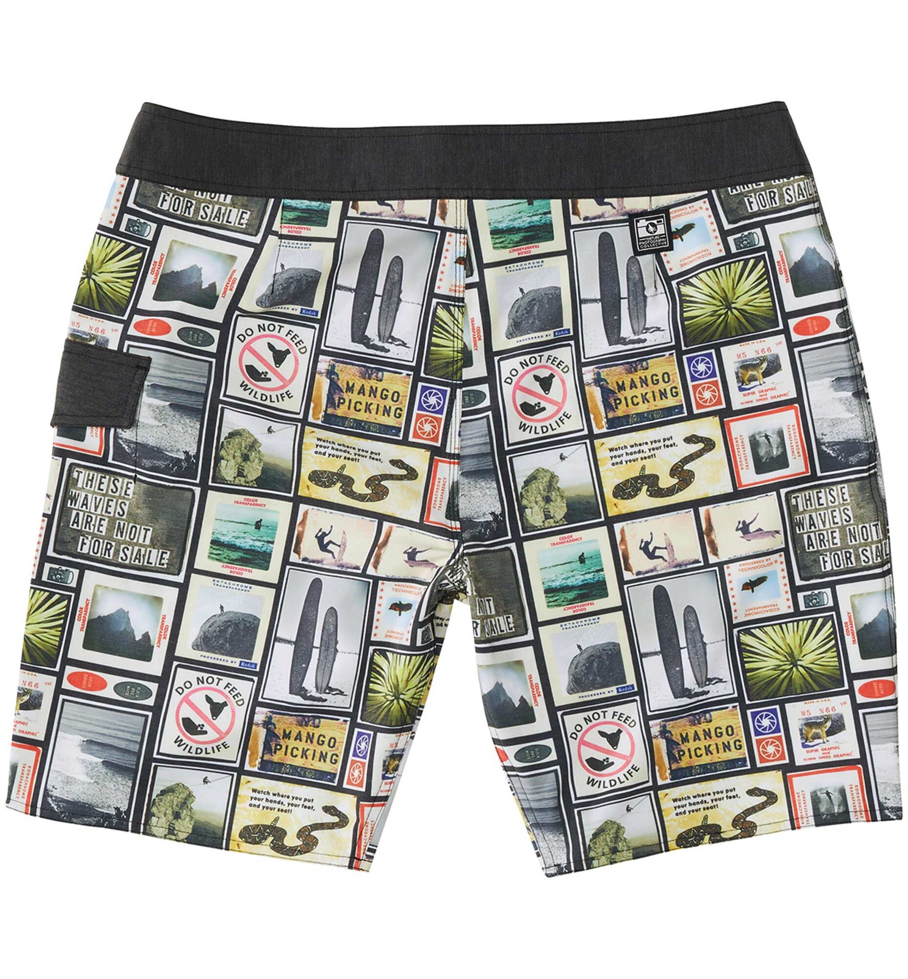 HIPPYTREE Boardshort COLLAGE TRUNK, natural 34