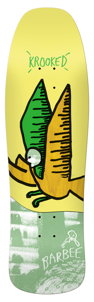 Krooked Skateboard Deck Barbee Flight 9,5