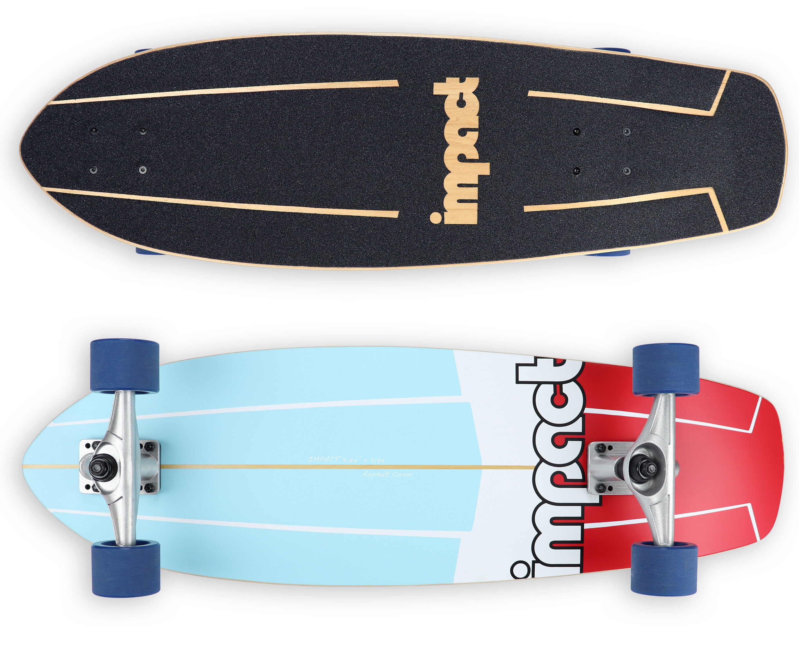 Impact Surfskate "Stringer" Smooth Carve Impact Surfskate "Stringer" Smooth Carve