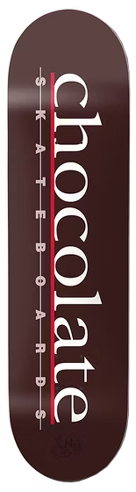 Chocolate Skateboard Deck Capps The Bar Logo 8,5